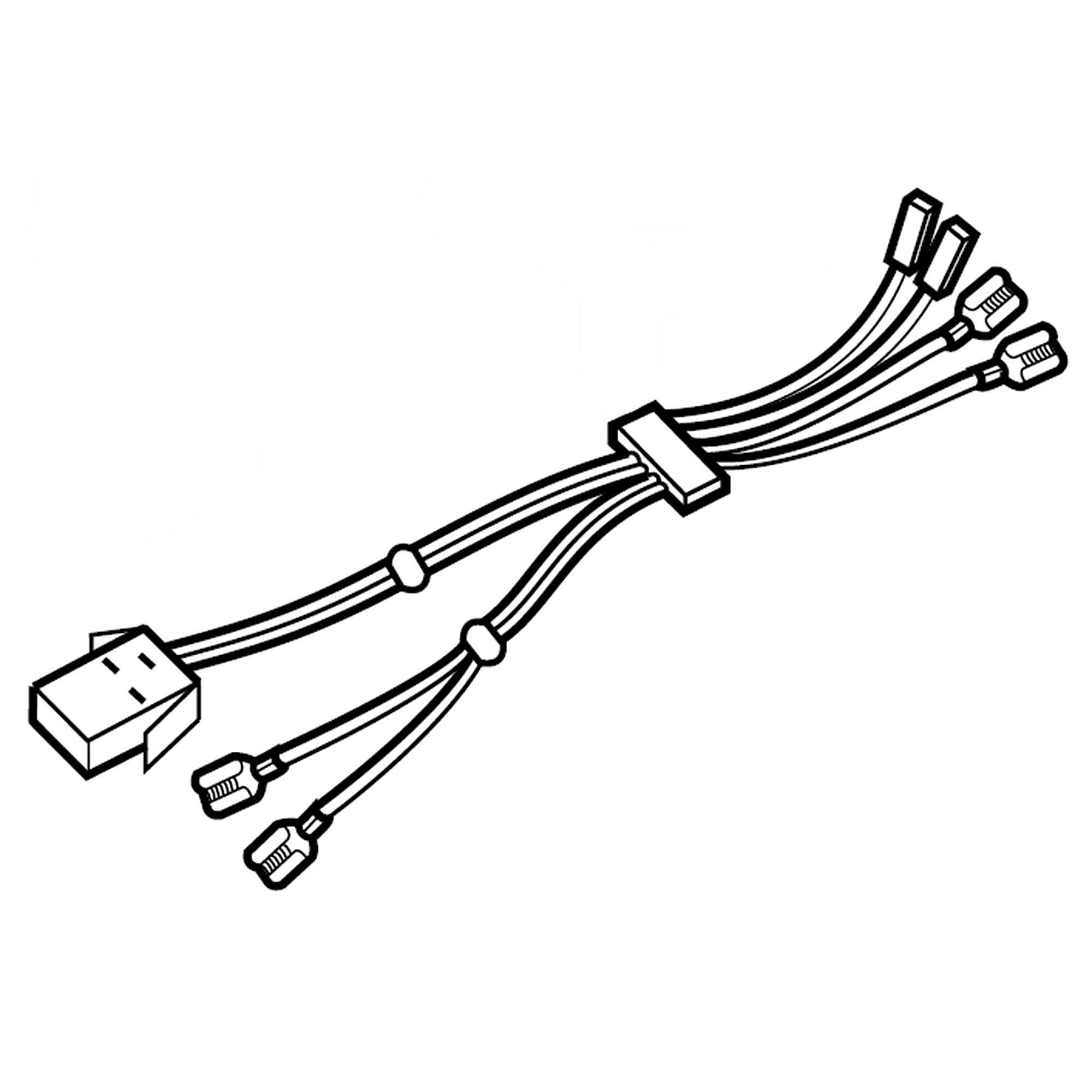 Kenmore Elite Part #6877W1A548A, Microwave Wire Harness | 5.50 x 4.00 x 1.00