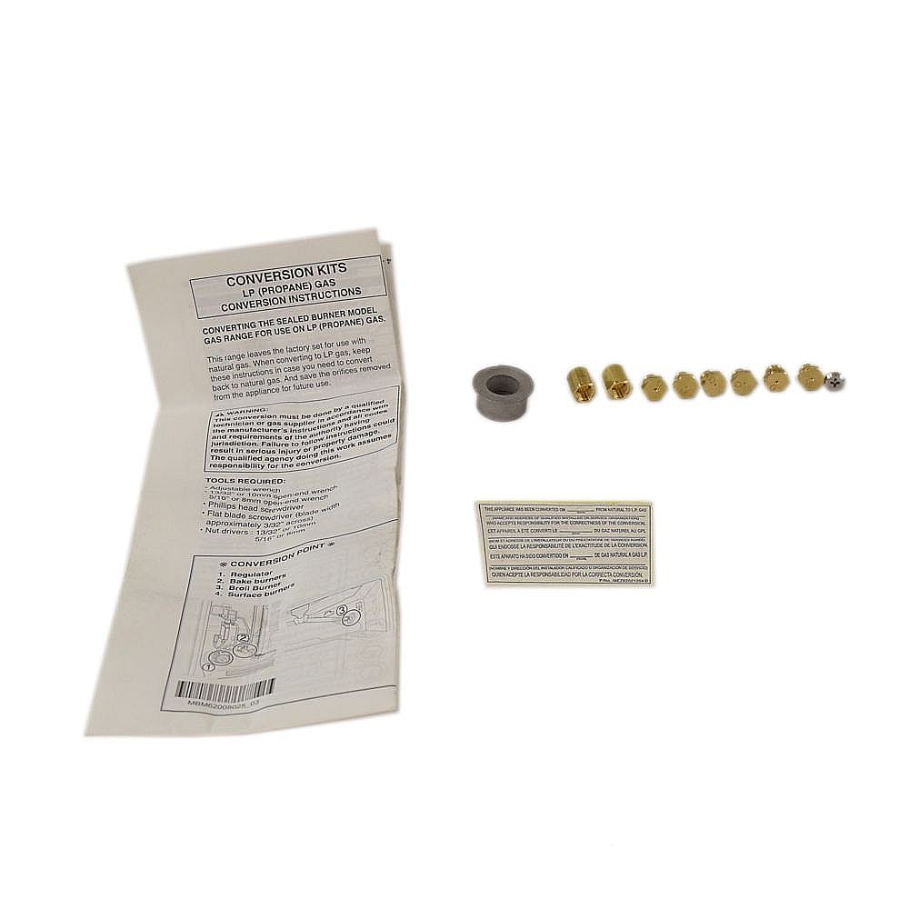 Part #aaa75946003, Range Lp Conversion Kit (Replaces Aaa75946001) / 10.56 x 9.11 x 4.44
