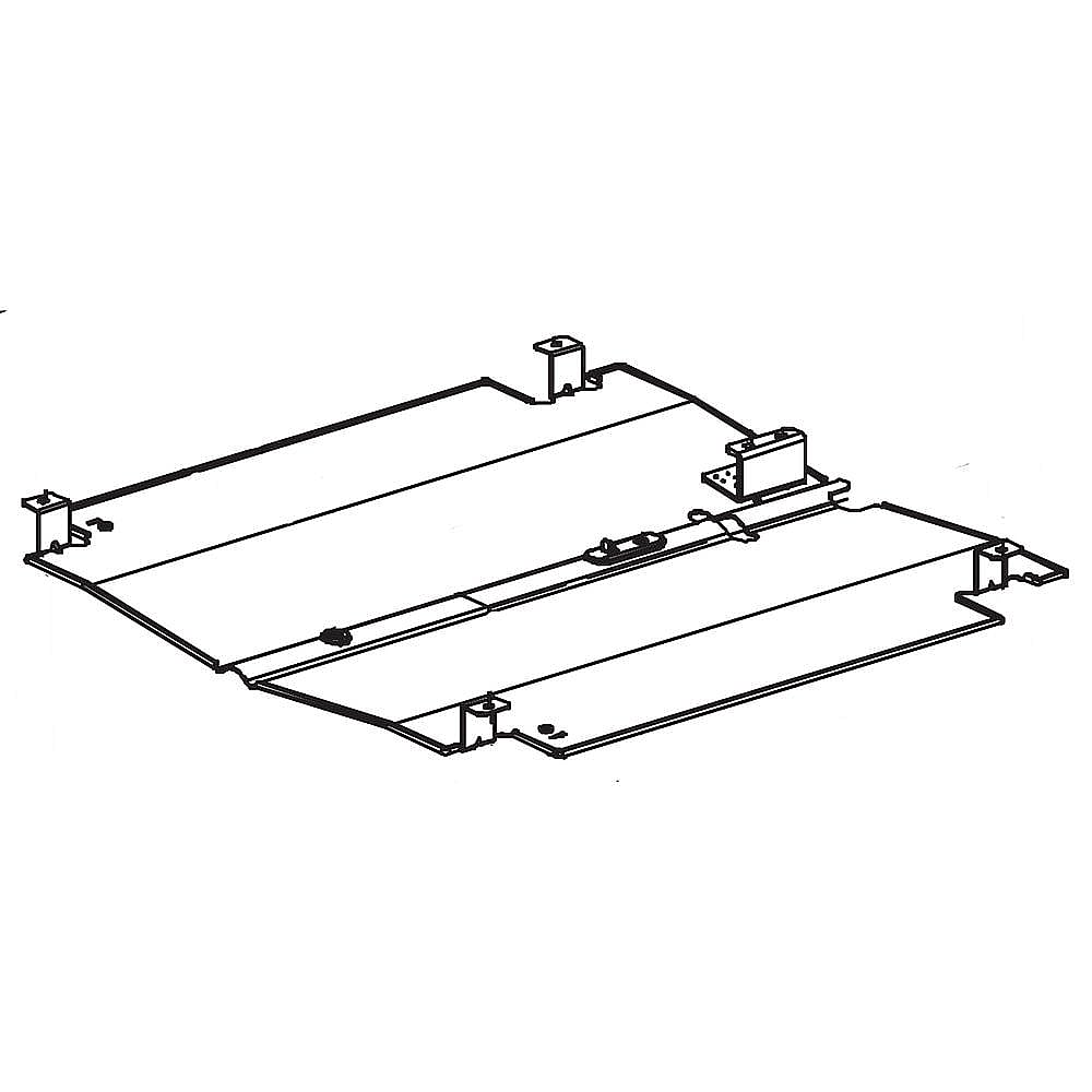 Part #abf73009701, Range Broil Burner Flame Spreader / 19.00 x 17.00 x 6.00