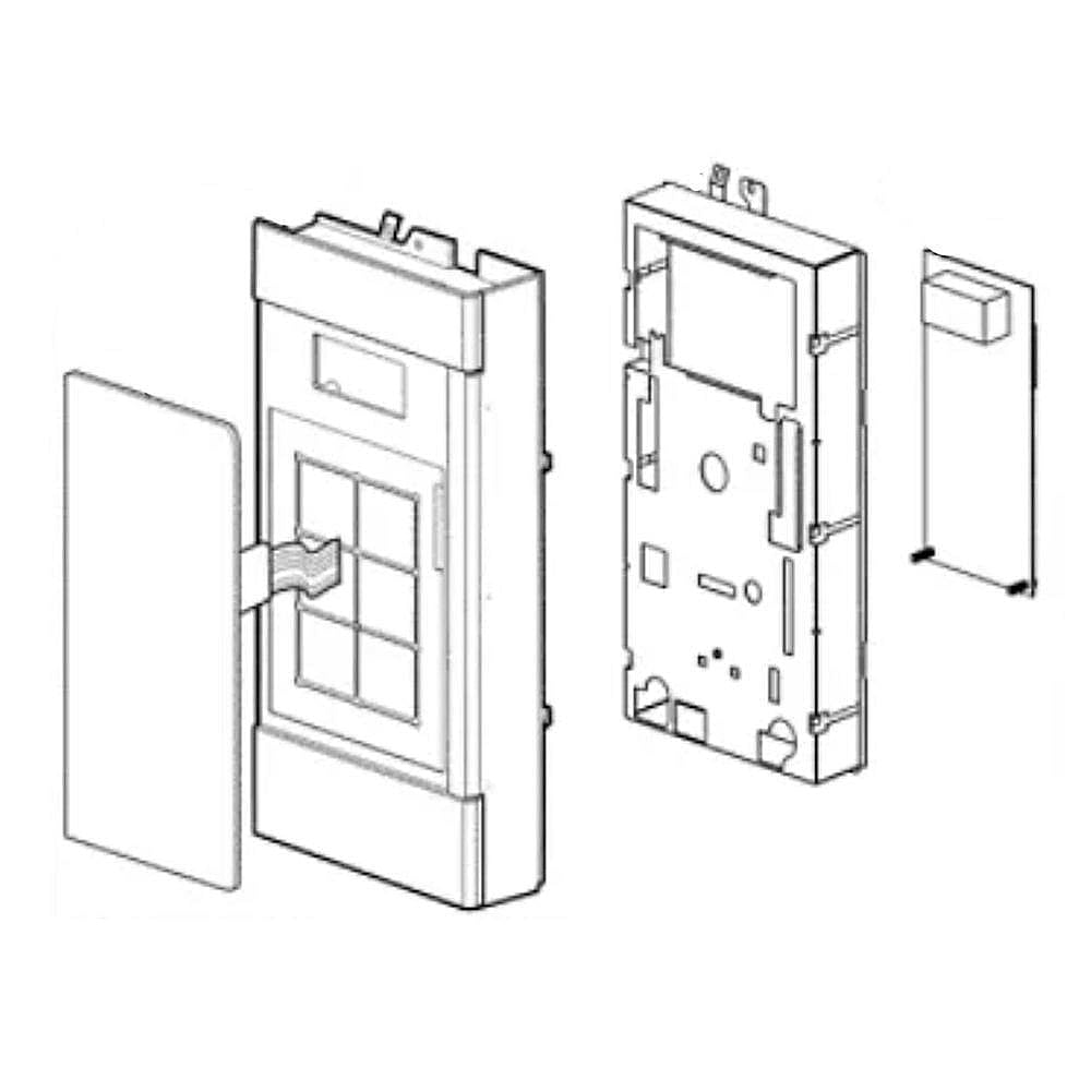 Part #acm73720512, Microwave Keypad / 17.00 x 13.00 x 9.00