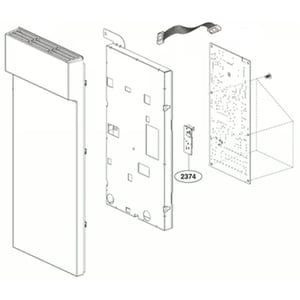 Microwave Electronic Control Board And Panel Assembly ACM76192102