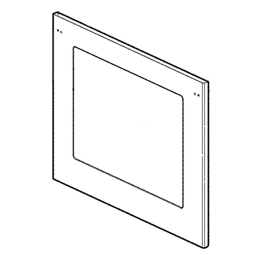 Part #acq56085407, Lg Wall Oven Lower Door Outer Panel
