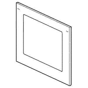 Wall Oven Door Outer Panel, Lower ACQ56085408
