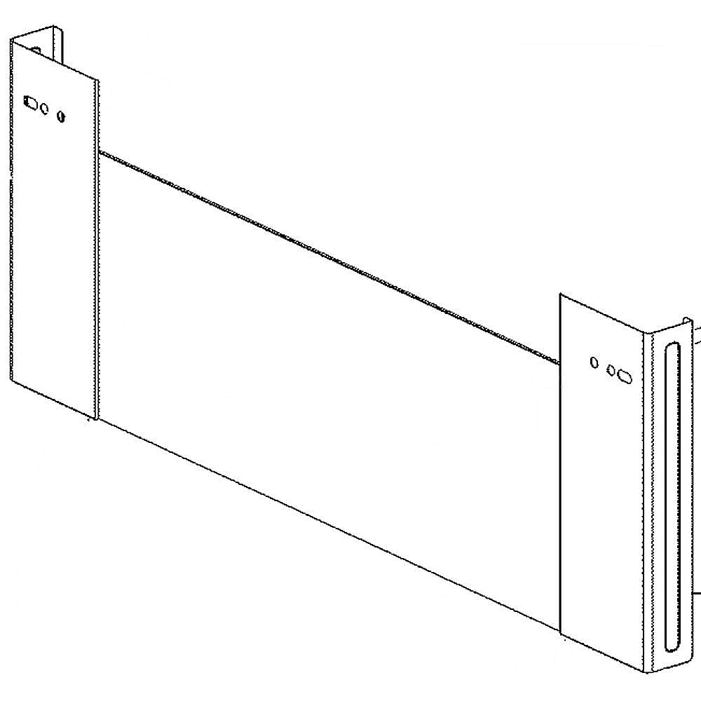 Part #acq83851105, Kenmore Elite Range Upper Oven Door Outer Panel