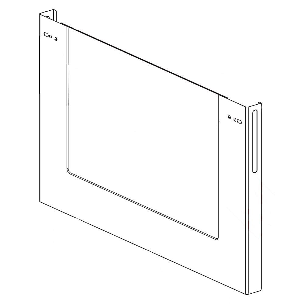 Part #acq83871205, Kenmore Elite Range Oven Door Outer Panel