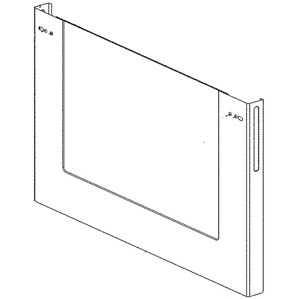 Part #acq83871206, Kenmore Elite Range Oven Door Outer Panel