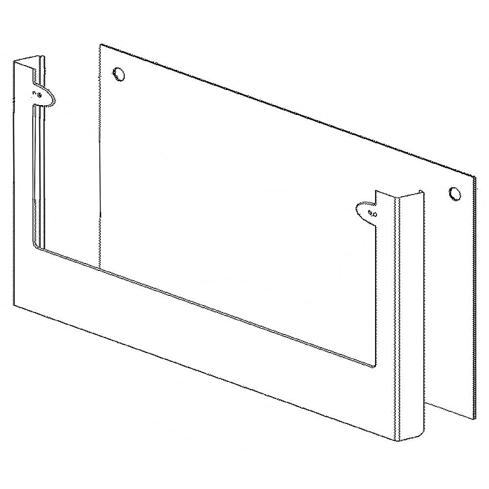 Photo of LG Part #acq87912401, Range Oven Door Outer Panel Assembly from Repair Parts Direct