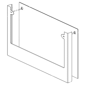 Range Oven Door Outer Panel Assembly ACQ87912401