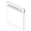 Range Oven Door Outer Panel ADC30000601