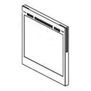 Lg Range Oven Door Outer Panel Assembly ADC30000701