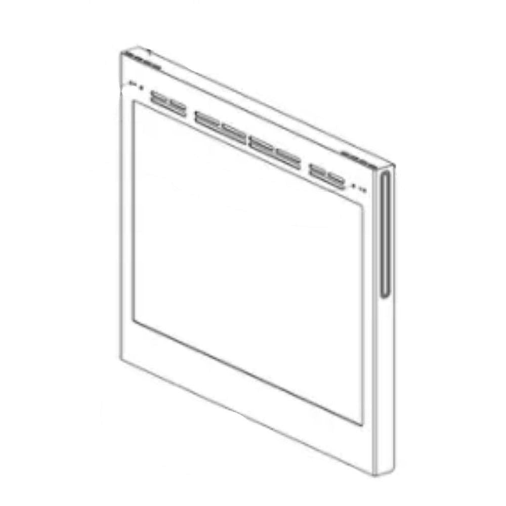 LG Part #adc30000901, Range Oven Door Outer Panel | 34.13 x 28.02 x 6.22