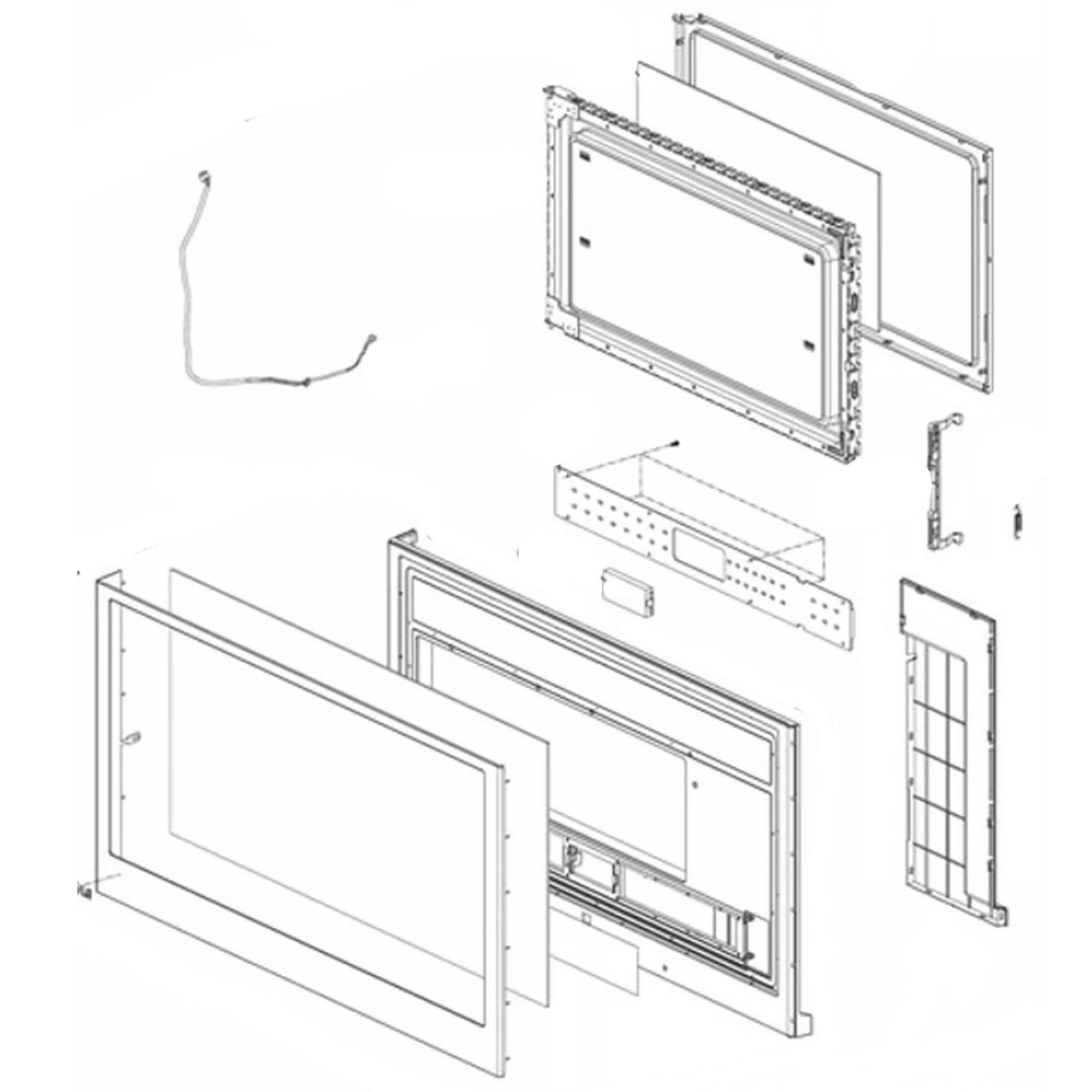 Part #adc30017403, Lg Door Assembly, full