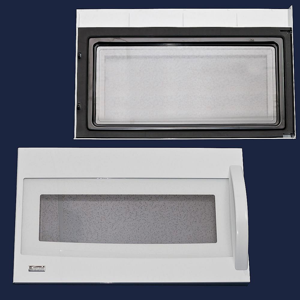 Photo of Microwave Door Assembly (White) from Repair Parts Direct