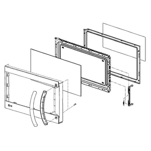 Microwave Door Assembly ADC73908101