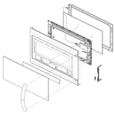 Microwave Door Assembly ADC74347103