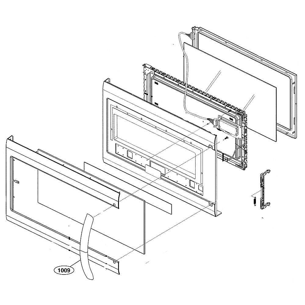 Microwave Door Assembly