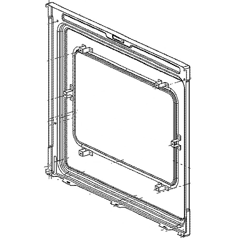 Range Oven Door Liner Adv74166302 Parts 