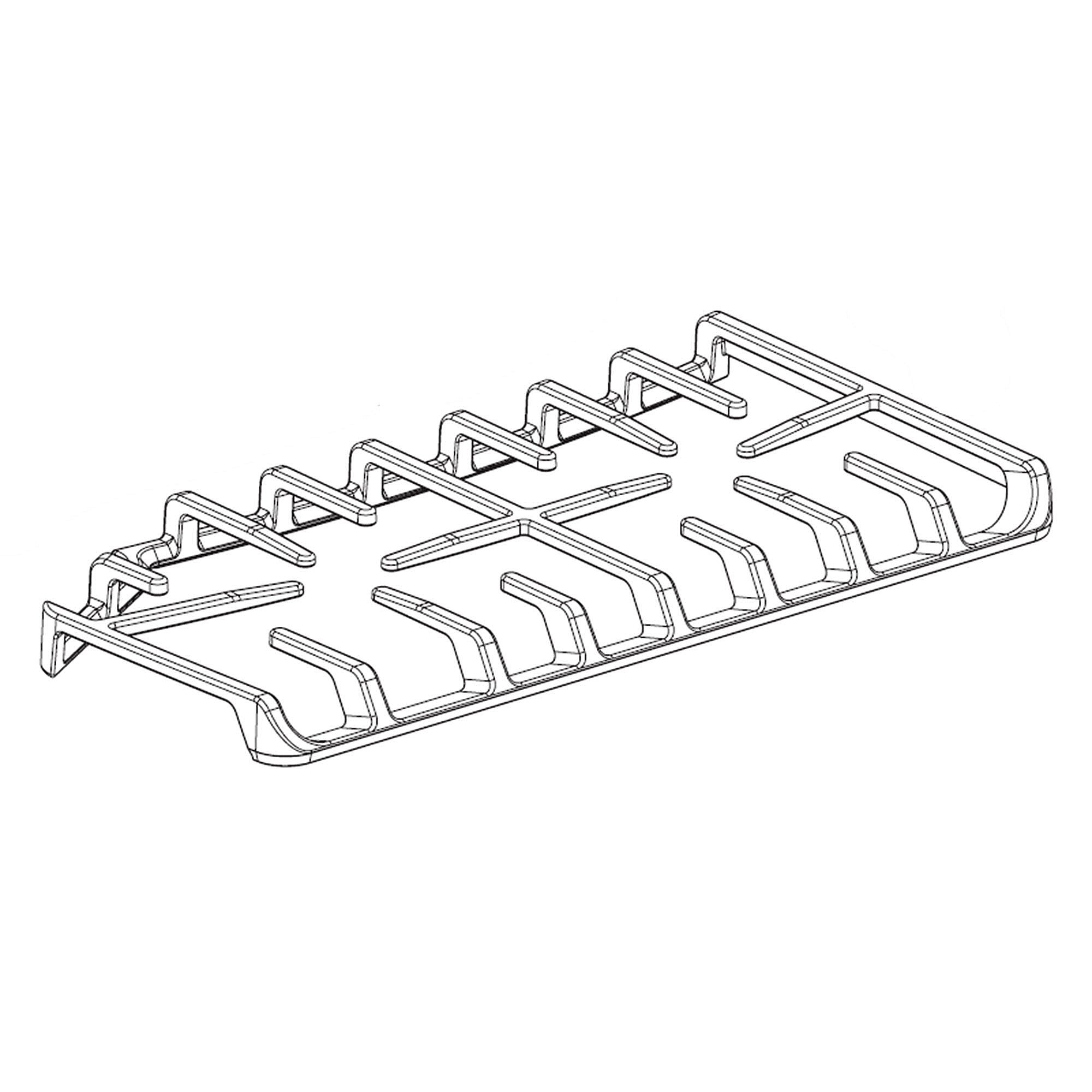 Part #aeb73545601, Cooktop Burner Grate, Right