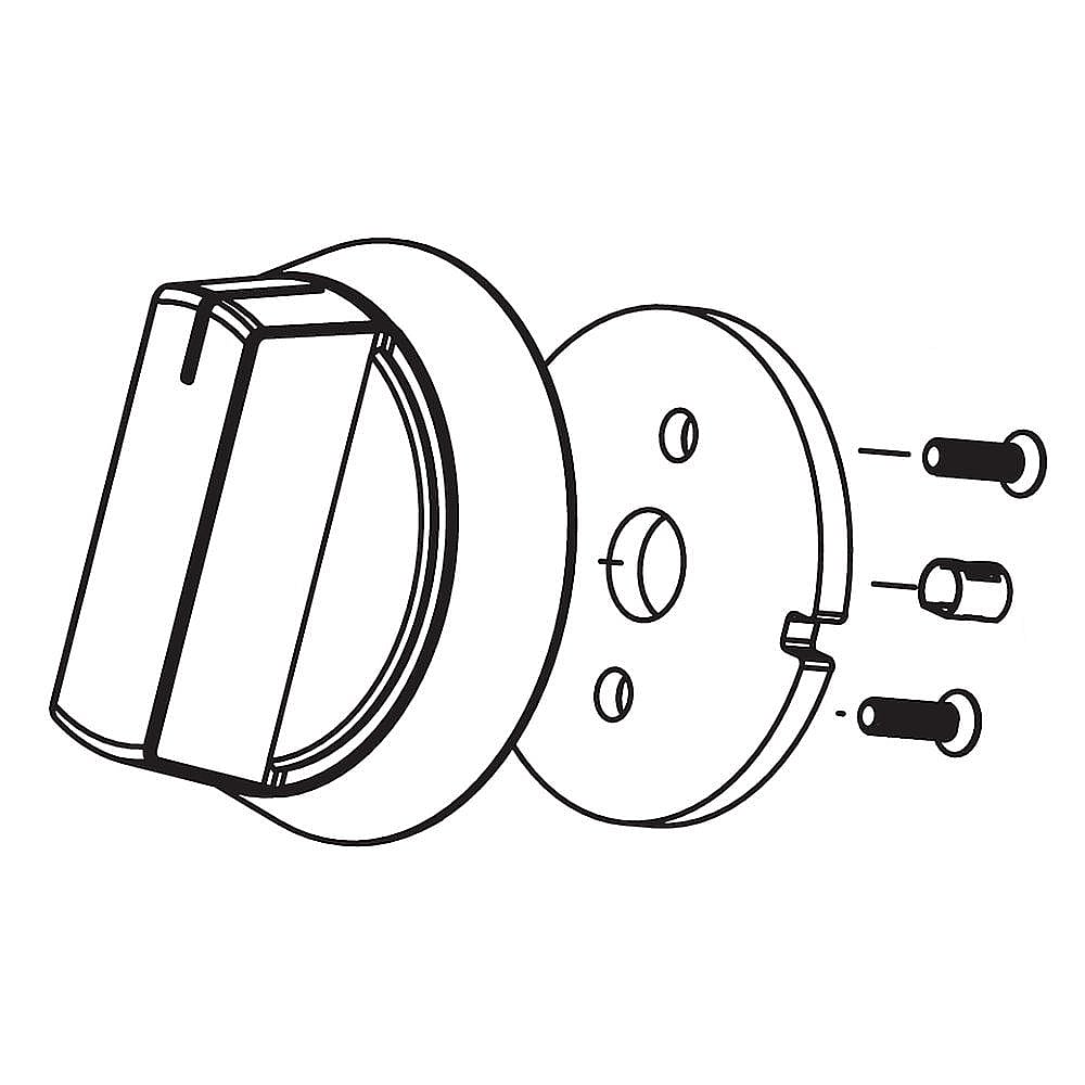 Part #aez75853715, Range Surface Element Knob