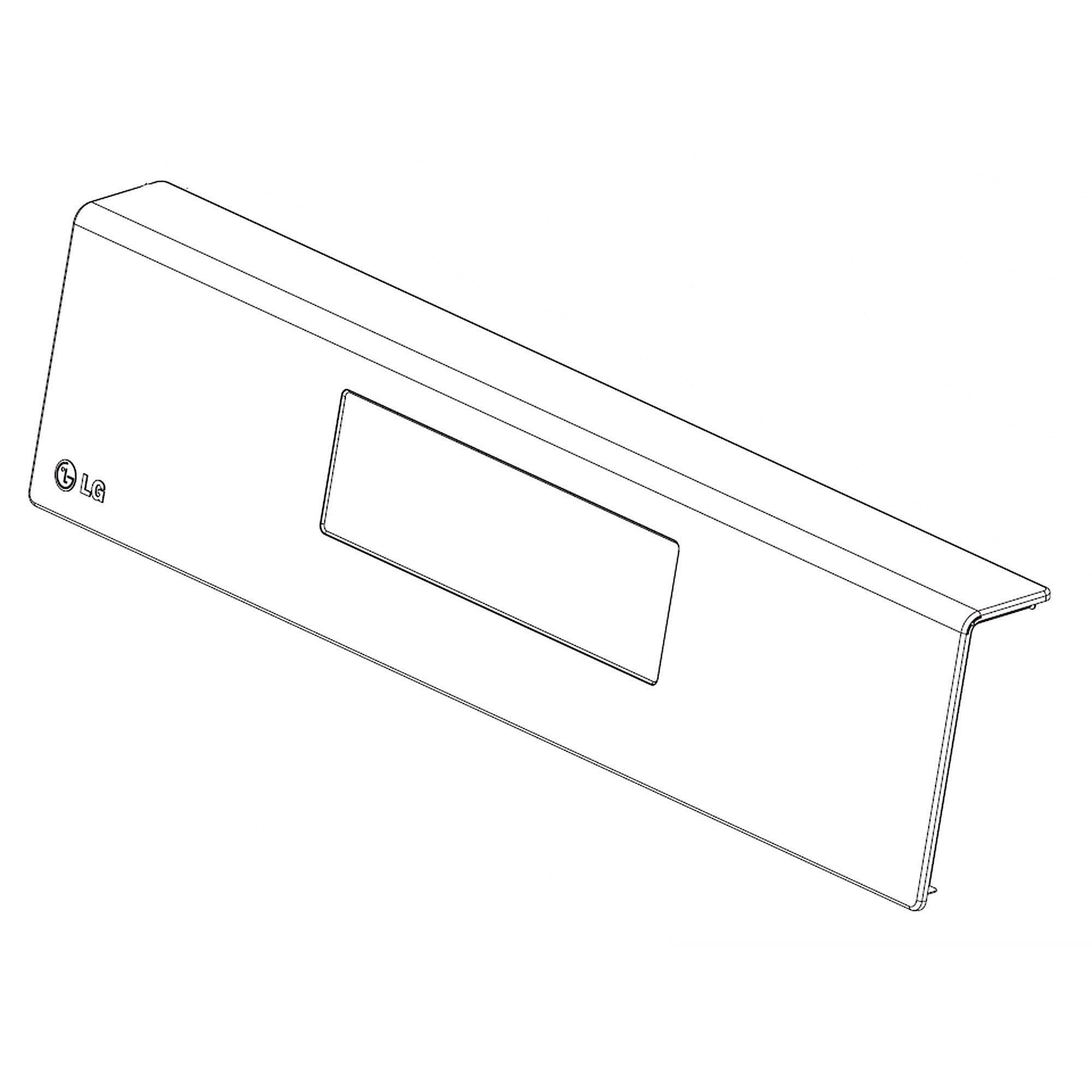 Photo of LG Part #agm30025504, Range Control Panel | 34.36 x 20.92 x 7.60 from Repair Parts Direct