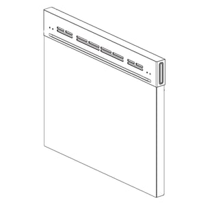 Range Oven Door Outer Panel AGM30037201