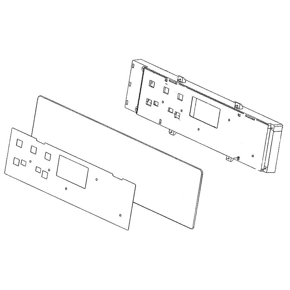 Kenmore Elite Part #agm73349006, Range Control Panel And Overlay | 30.00 x 16.00 x 9.00