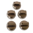 Lg Range Surface Burner Knob Set for LG LRG3091ST/00 - Part AGM73689620
