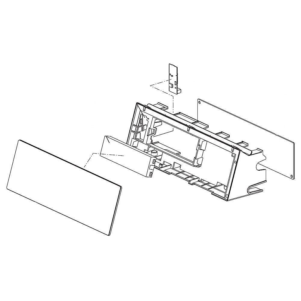 Range Oven Control and Display Board Assembly