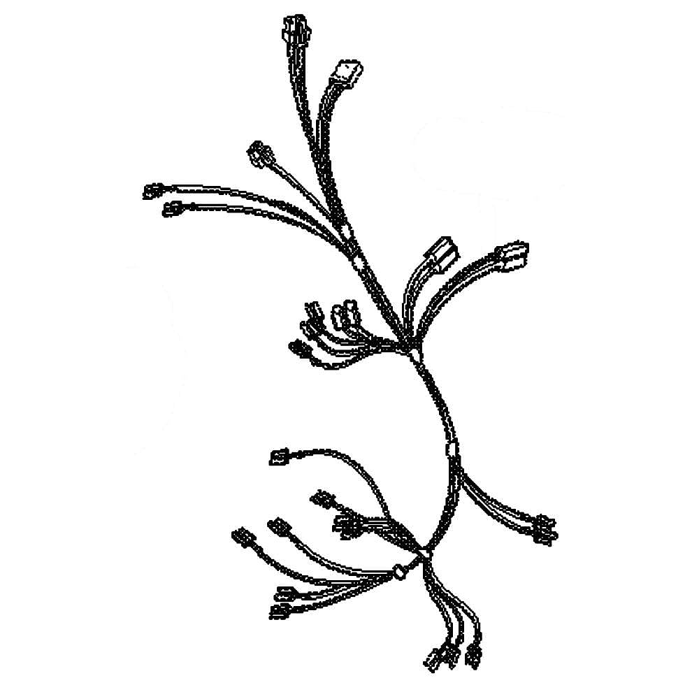 Part #ead61075901, Range Wire Harness