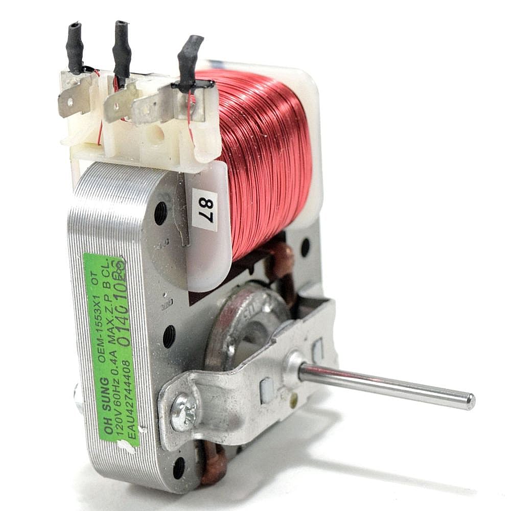 Part #eau42744408, Microwave Cooling Fan Motor / 3.40 x 2.40 x 2.50