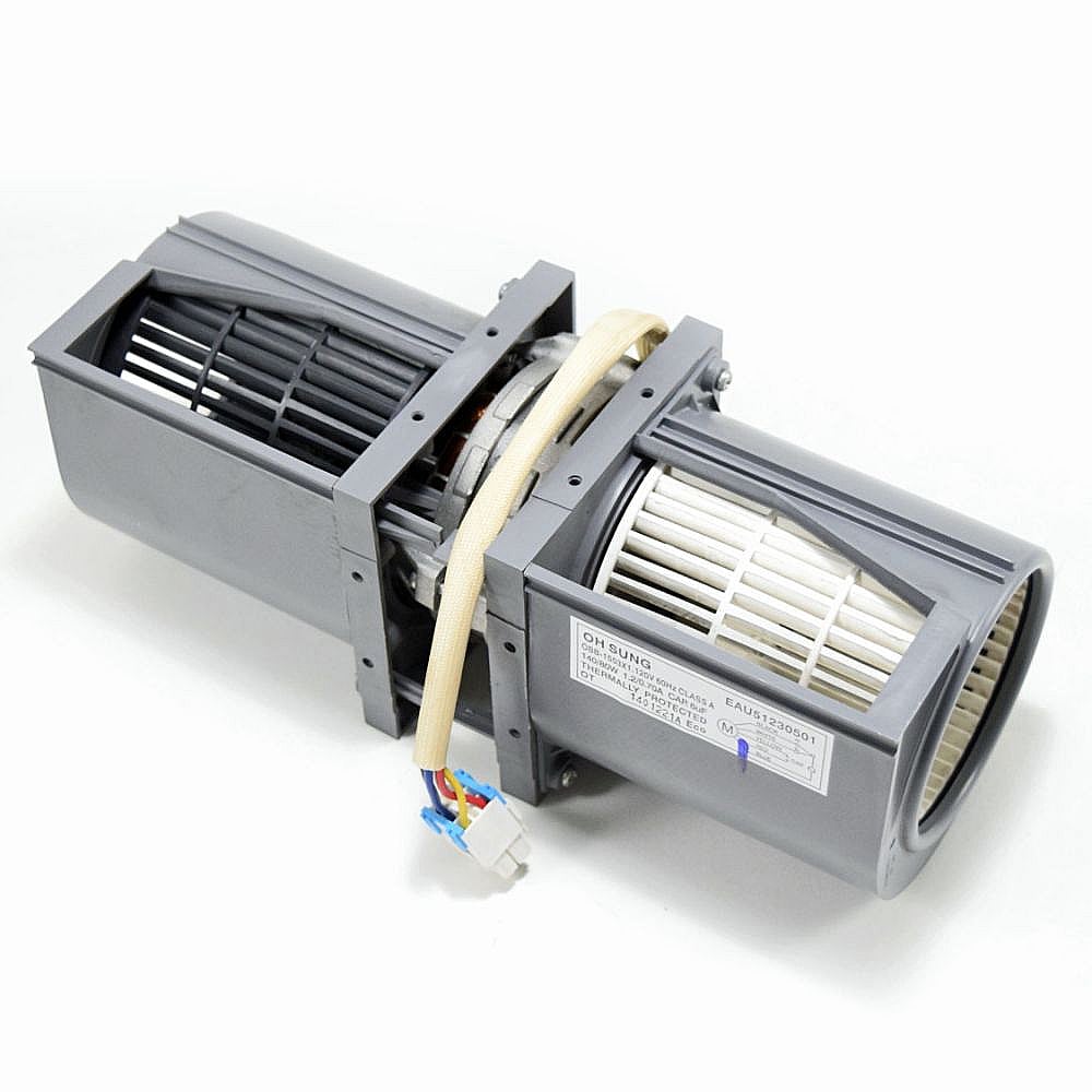 Part #eau51230501, Microwave Vent Fan Motor Assembly | 13.00 x 6.00 x 4.60