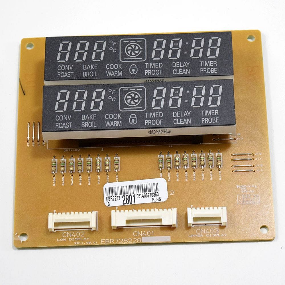 Photo of Range Display Control Board from Repair Parts Direct