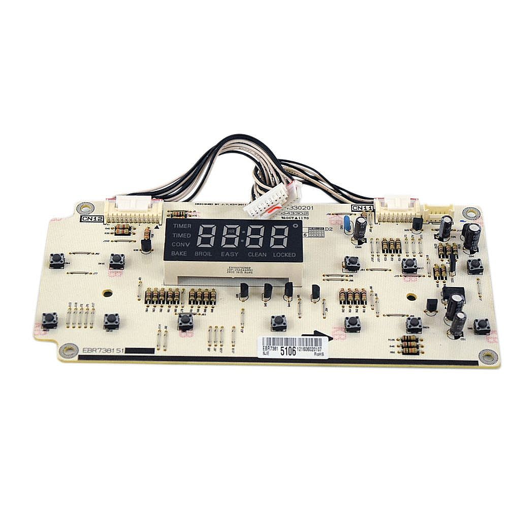 Photo of LG Part #ebr73815106, Range Oven Control Board | 13.91 x 11.73 x 2.36 from Repair Parts Direct