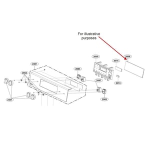 Range Oven Control Board EBR89295701