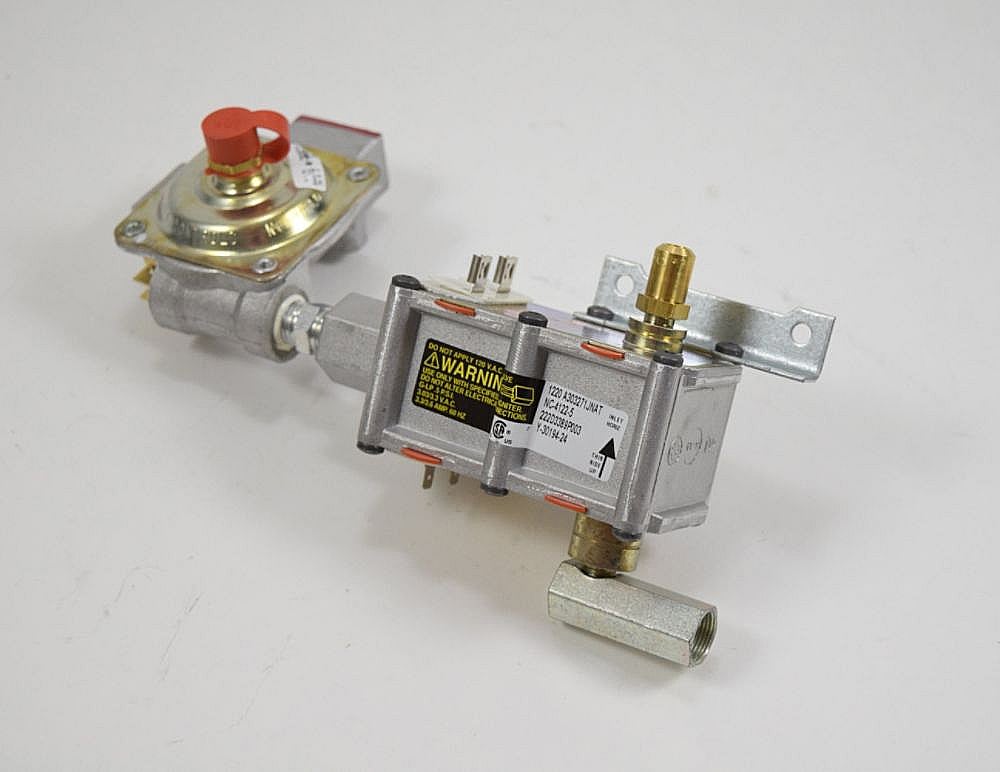 Photo of Range Gas Valve and Regulator Assembly from Repair Parts Direct