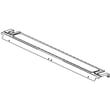 Barrier for LG LRG3081ST/01 - Part MAL61841101