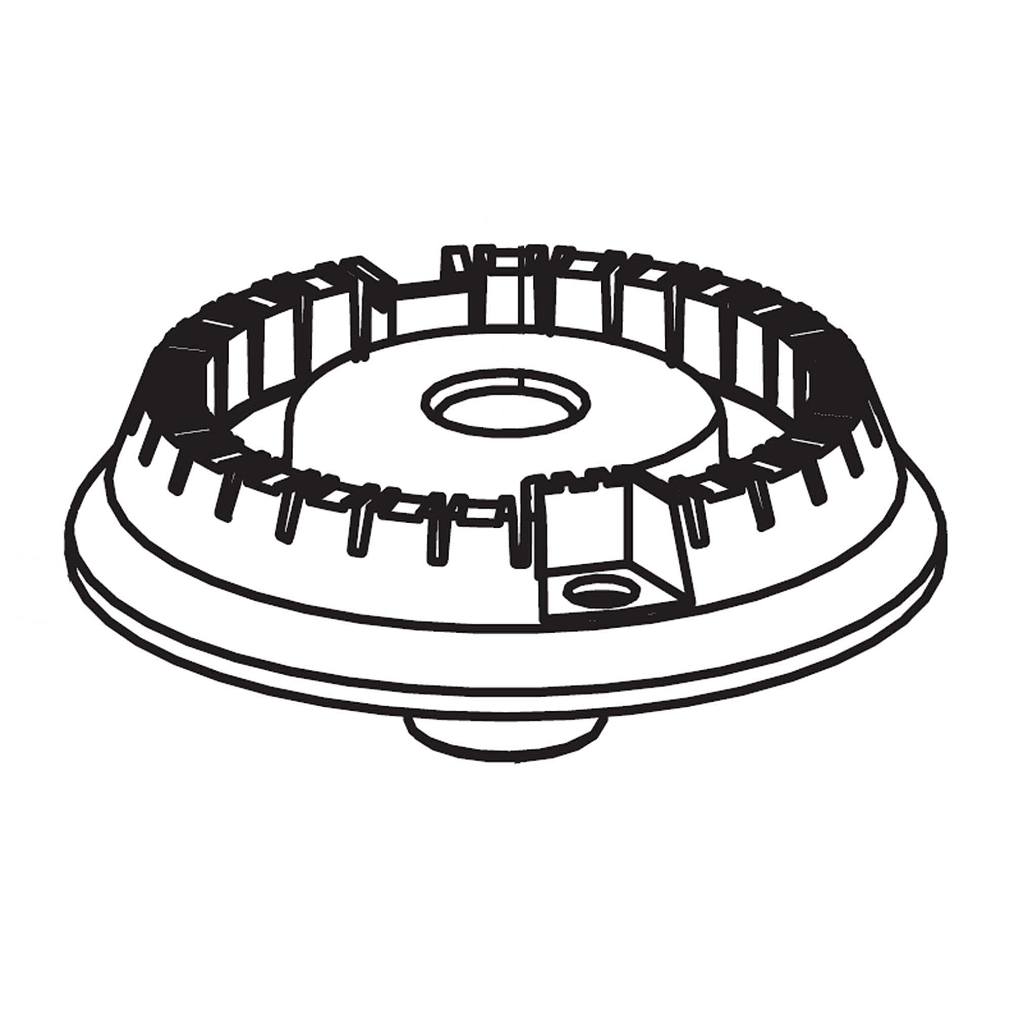 Part #mbe61842107, Range Surface Burner Assembly (Replaces Mbe61842101)