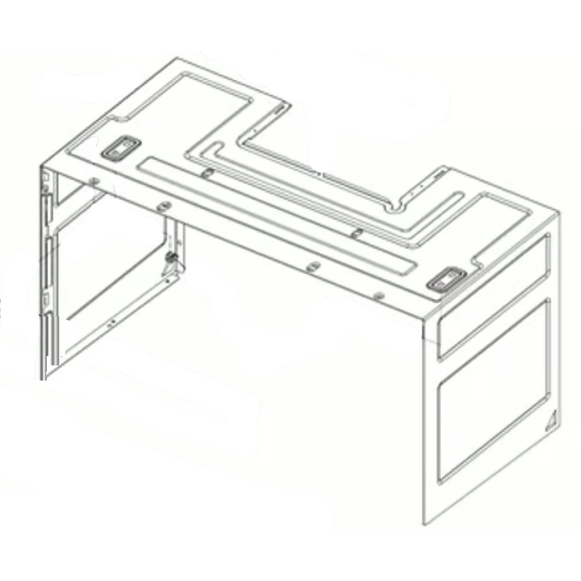 Photo of LG Part #mbn63104511, Case, u Bending from Repair Parts Direct