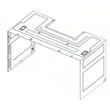 Case,u Bending for LG MVEL2125F/00 - Part MBN63104511