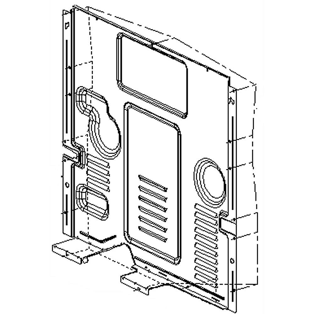Part #mck65804501, Rear Cover