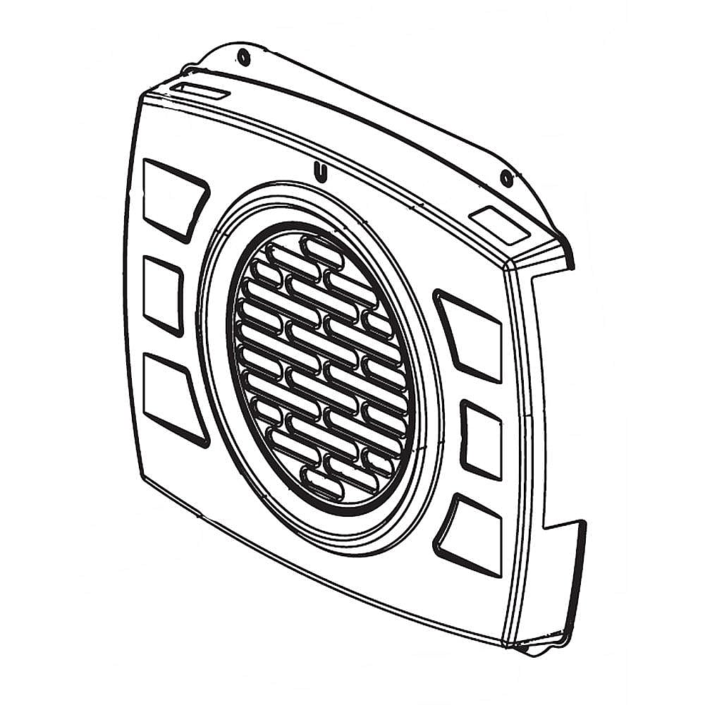 Photo of Part #mck68473110, Cover, heater from Repair Parts Direct