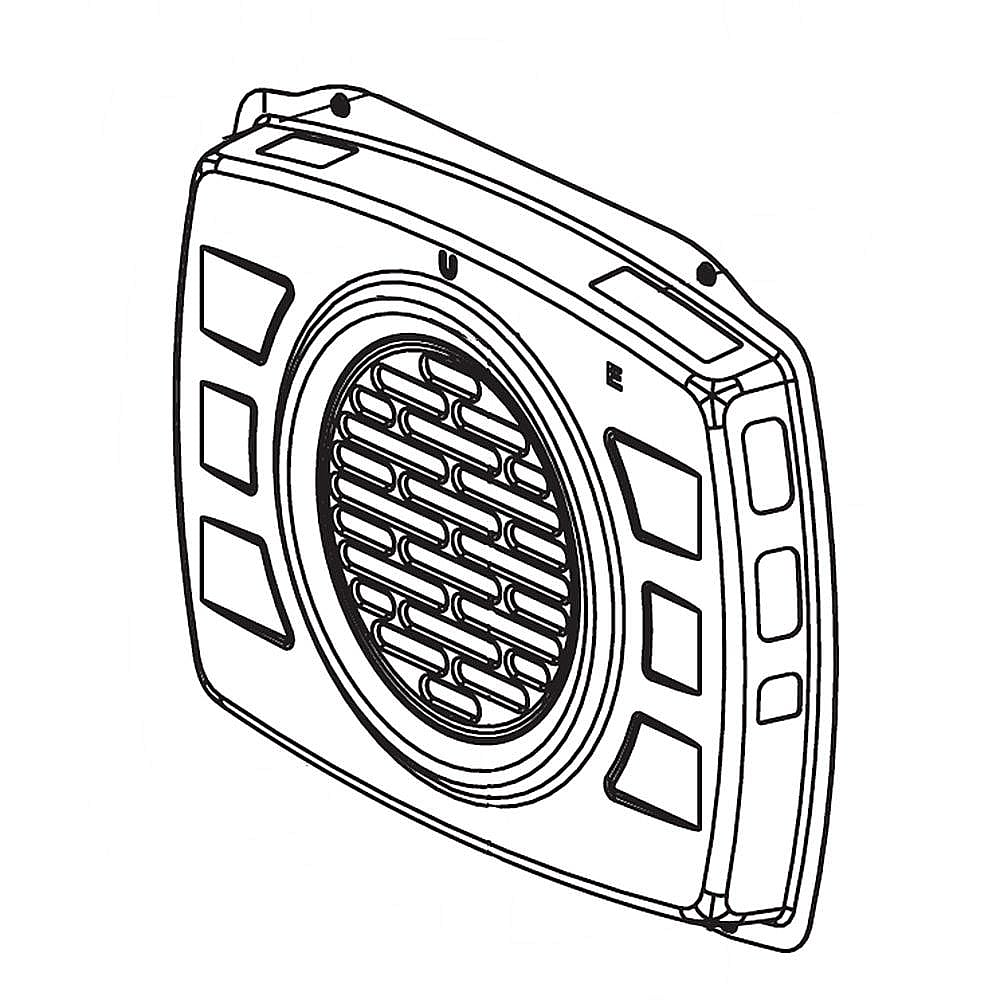 Photo of Part #mck71166602, Cover, heater from Repair Parts Direct