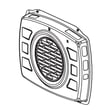 Cover,heater for LG LSEL6333D/00 - Part MCK71166602
