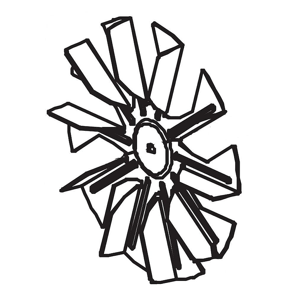 Range Convection Fan Blade