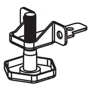 Range Leveling Leg And Bracket Assembly MDP62447004