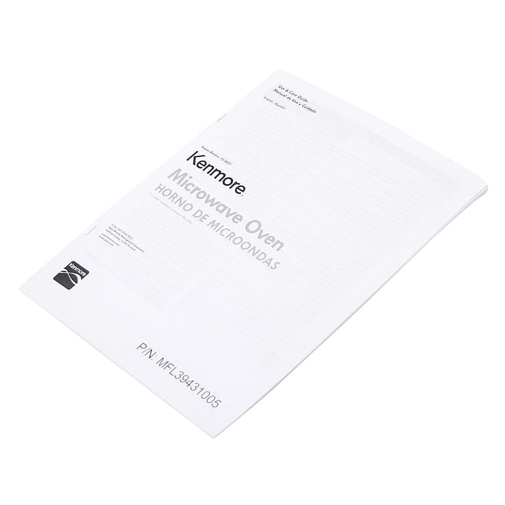 Kenmore Part #mfl39431005, Microwave/hood Owners Manual