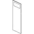 Microwave Keypad for Kenmore Elite 72186012010 - Part MFM62038501