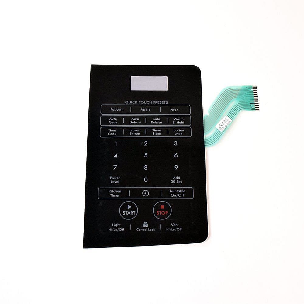 Kenmore Part #mfm62077101, Microwave Keypad | 12.25 x 12.50 x 0.20