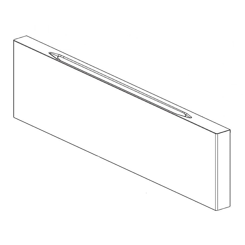 Part #mgc63820407, Range Storage Drawer Front Panel / 34.29 x 20.60 x 8.06