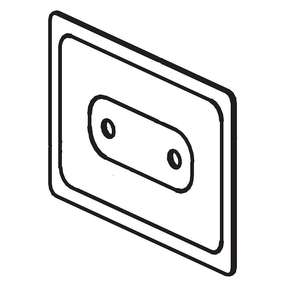 Part #mjh42056411, Range Oven Door Handle Mounting Bracket
